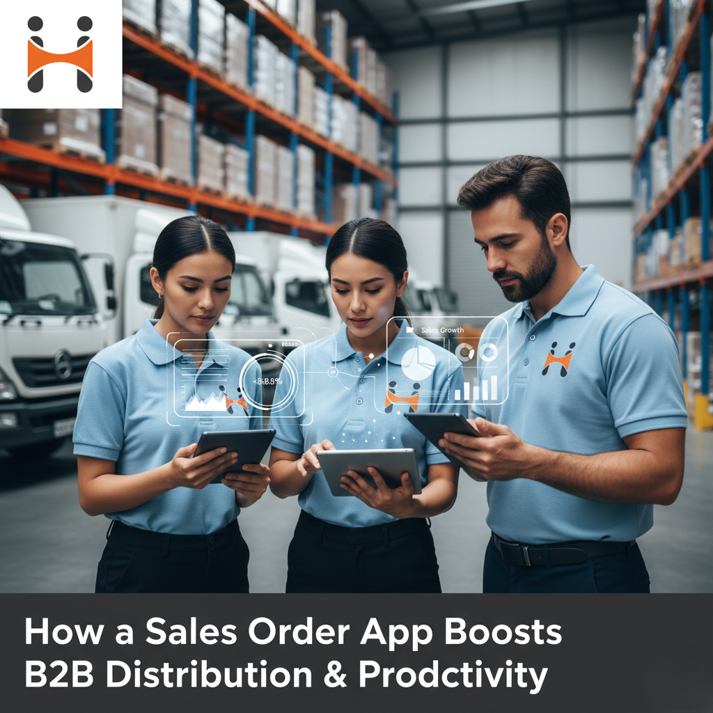 How a Sales Order App Streamlines B2B Distribution and Boosts Field Productivity