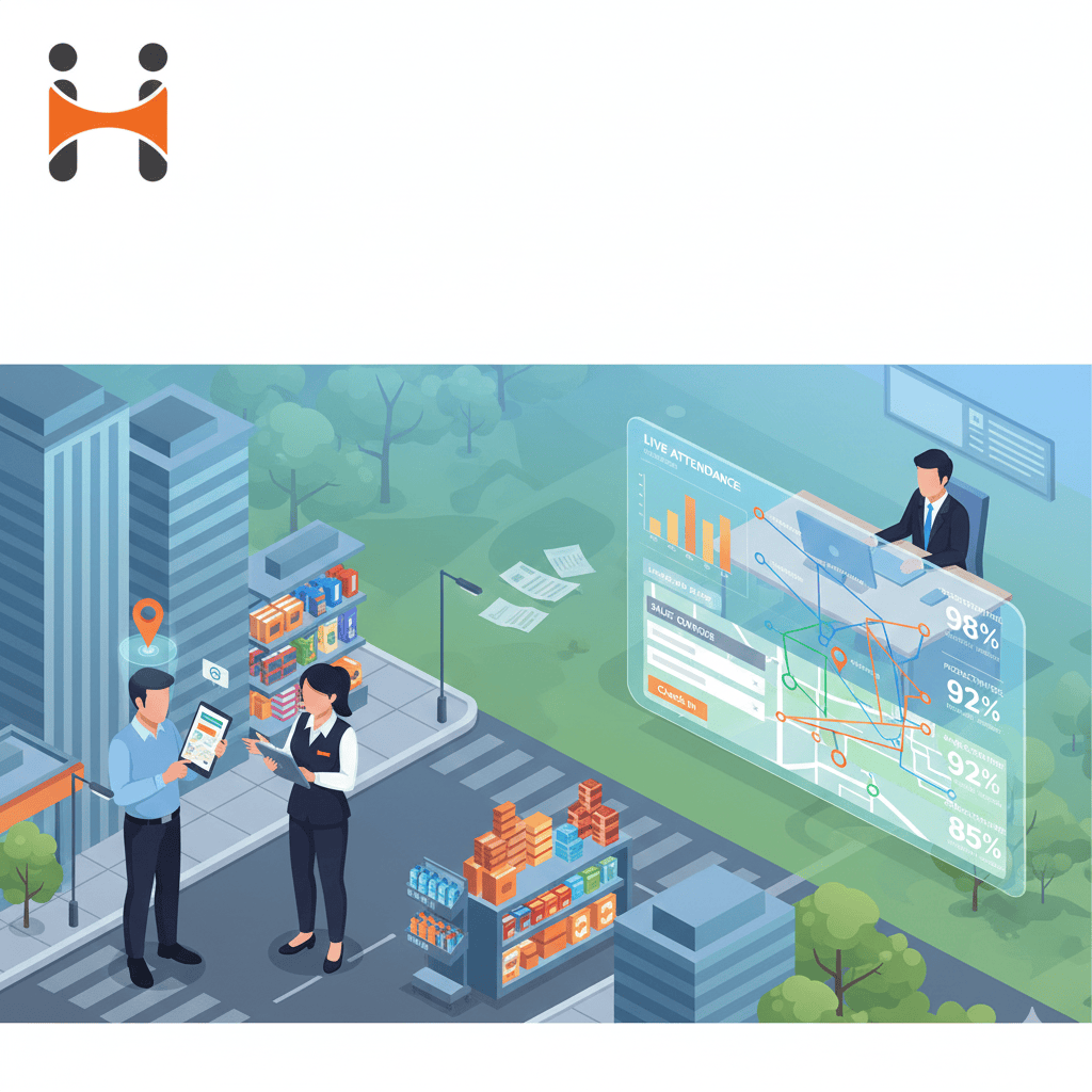 Field sales leave and attendance management